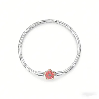Bracelet argent 925 à fermoir carré – image 3