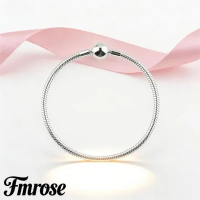 Bracelet chaîne serpent en argent 925