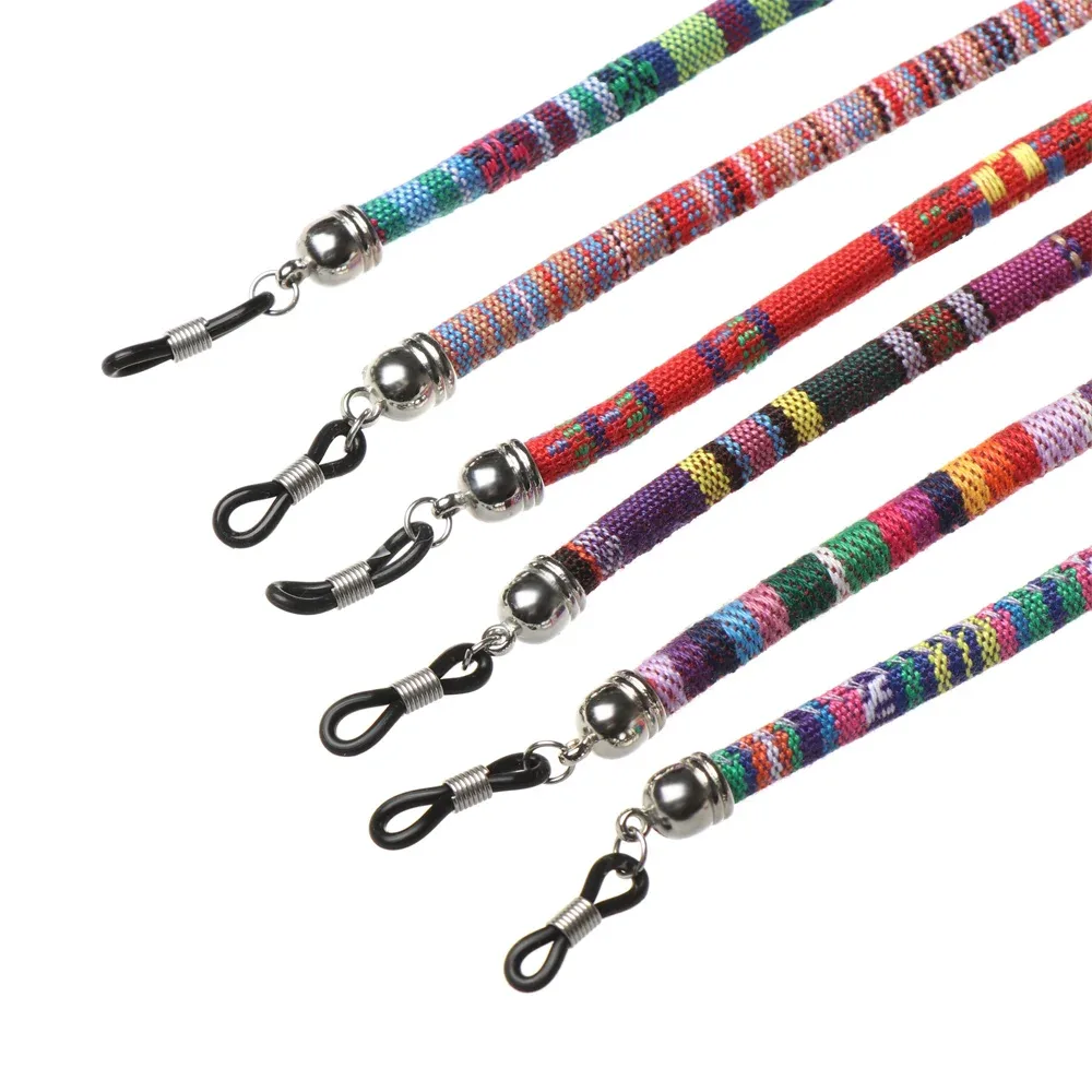 Chaîne de lunettes en perles colorées