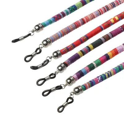 Chaîne de lunettes en perles colorées