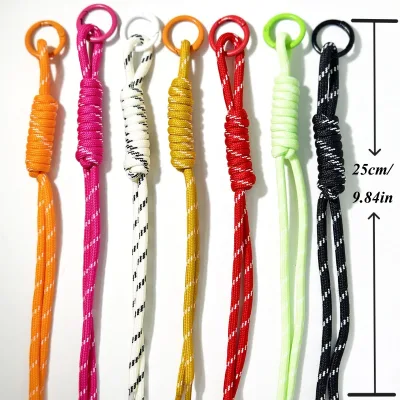 Corde tressée en nylon multicolore – image 3