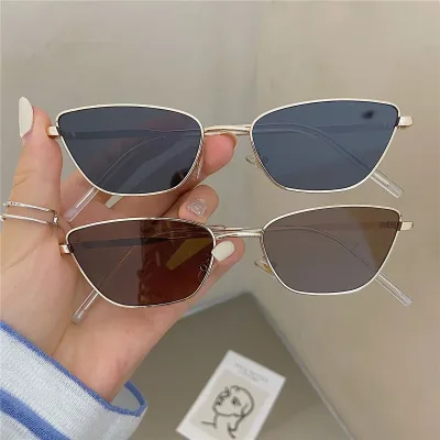 Lunettes de soleil œil de chat, verres marron – image 2