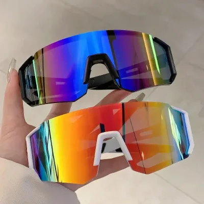 Lunettes de soleil ovales surdimensionnées – image 3