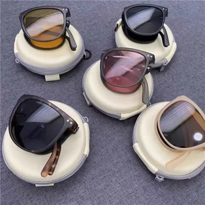 Lunettes de soleil pliantes rectangulaires