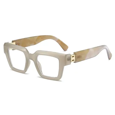 Monture de lunettes carrée en plastique – image 3