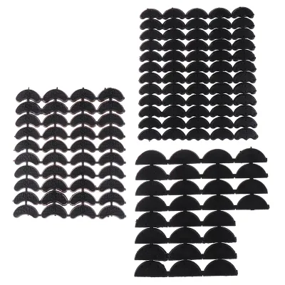 Protections de talon noires en caoutchouc